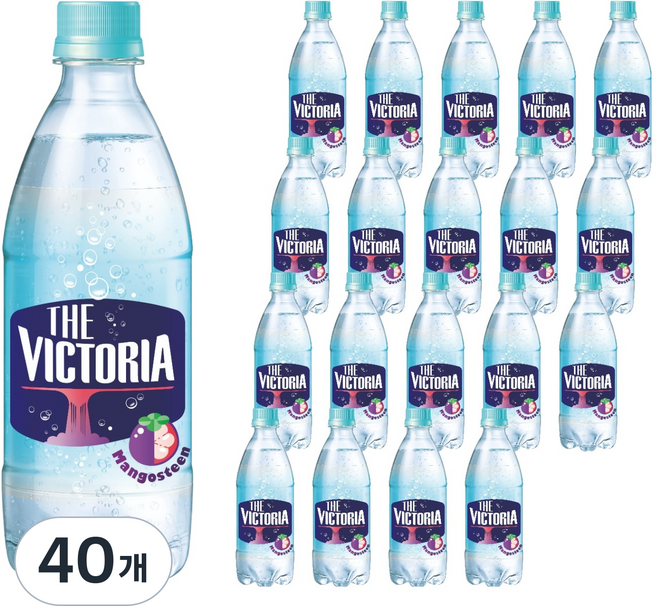 웅진빅토리아 탄산음료 망고스틴, 40개, 500ml