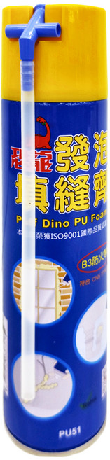 PUFF DINO 恐龍 PU發泡填縫劑DIY型 500m, 1瓶
