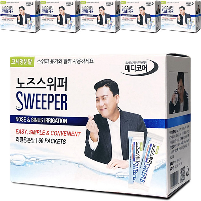 노즈스위퍼 코세정용 분말 60p, 6개