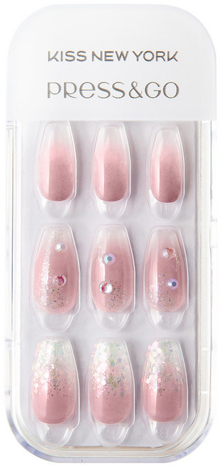 키스뉴욕 프레스앤고 네일팁, 1개, 베리 스무디