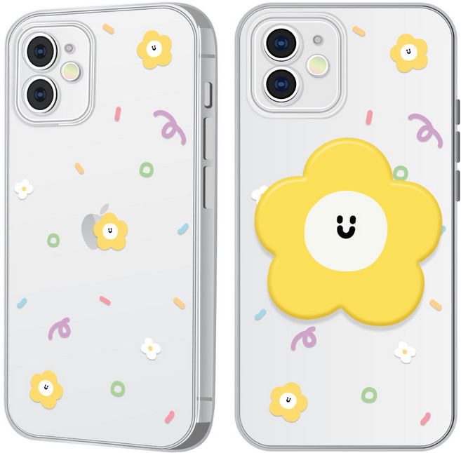 핫티몰 노랭이꽃 그립톡 휴대폰 케이스