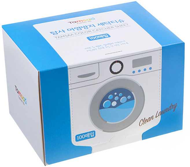 Tamsaa 防染色洗衣紙, 100張, 1盒