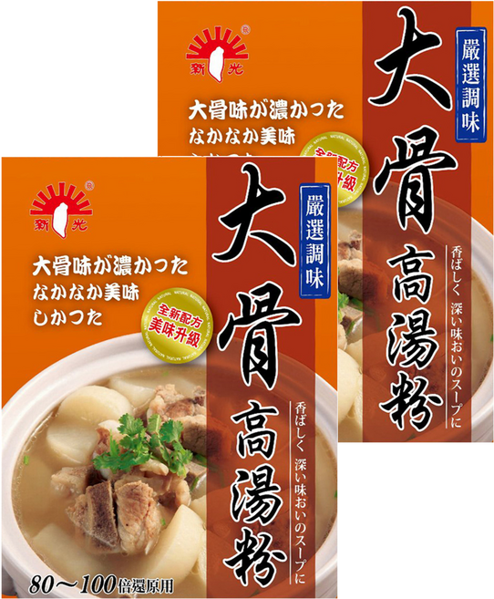 新光洋菜 大骨高湯粉, 600g, 2盒
