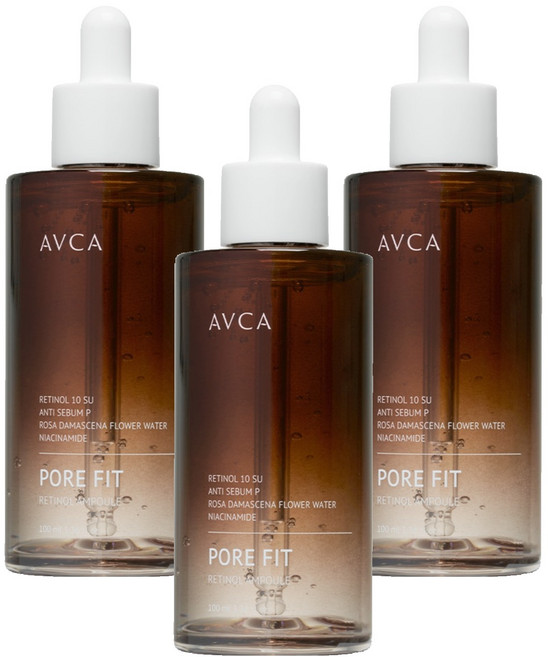 아브카 포어 핏 레티놀 모공 앰플, 100ml, 3개