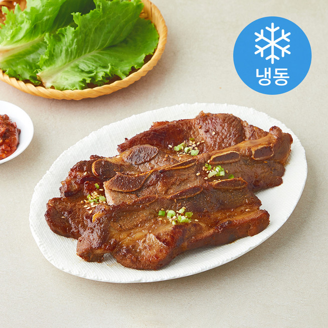 팜스쿡 한돈 LA식 양념갈비 (냉동), 1kg, 1개
