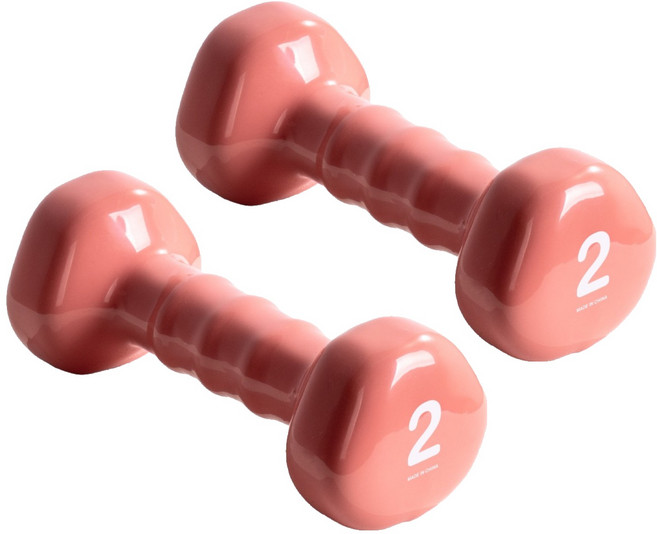 아이워너 PVC 삼각 아령, 2kg, 2개