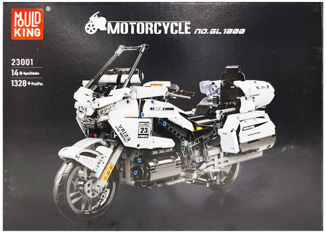 MOULD KING 宇星模王 積木 摩托車 GL-1800 1328塊, 1個