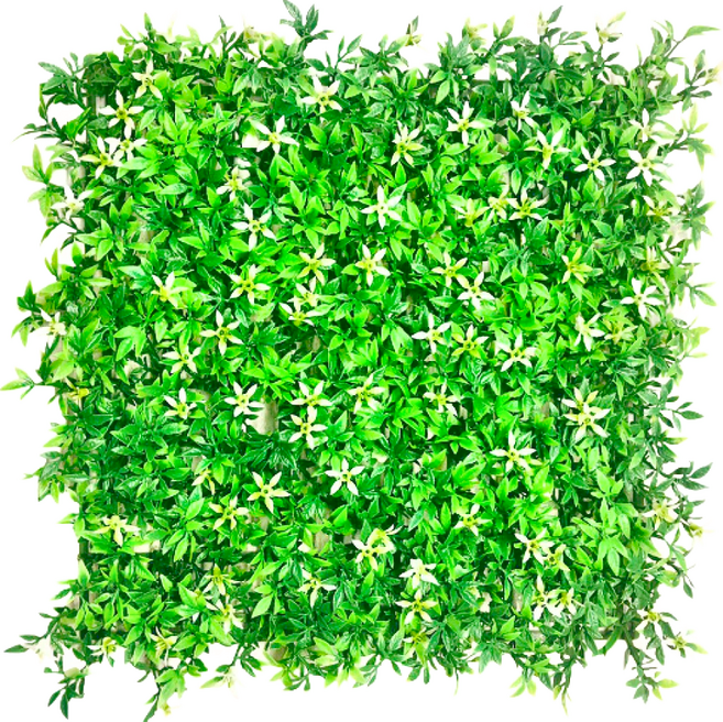 Meric Garden 超仿真休閒星辰花草皮地 塑膠材質 尺寸約25*25*4cm, 1個