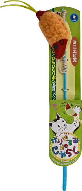 Petio 派地奧 玩偶釣貓逗貓棒, 迷你蝦天婦羅, 1支