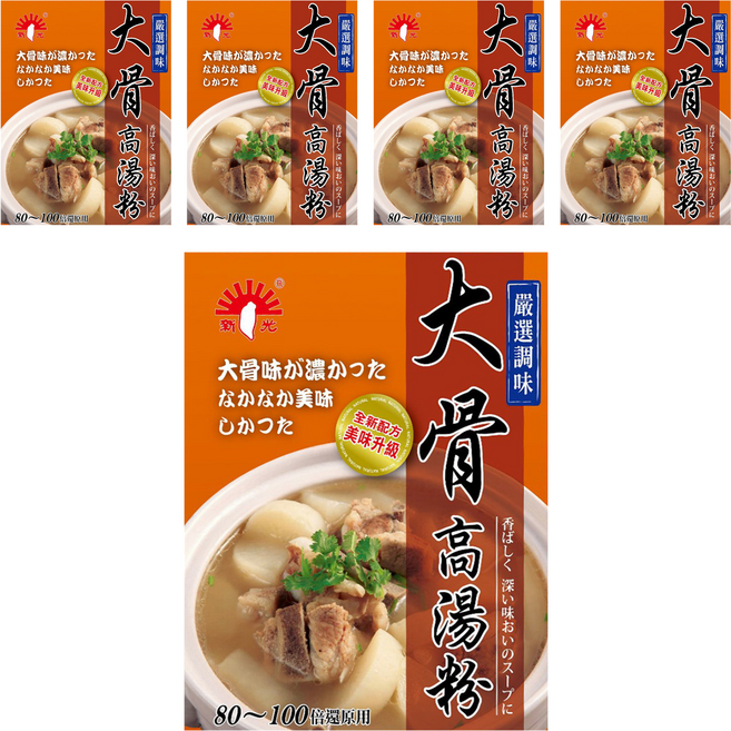 新光洋菜 大骨高湯粉, 600g, 5盒
