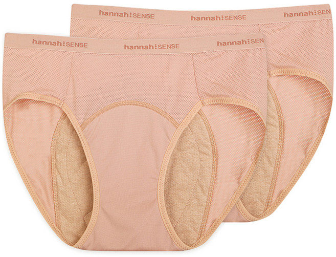 한나센스미디나이트생리팬티 베이지 S, 1개입, 2개
