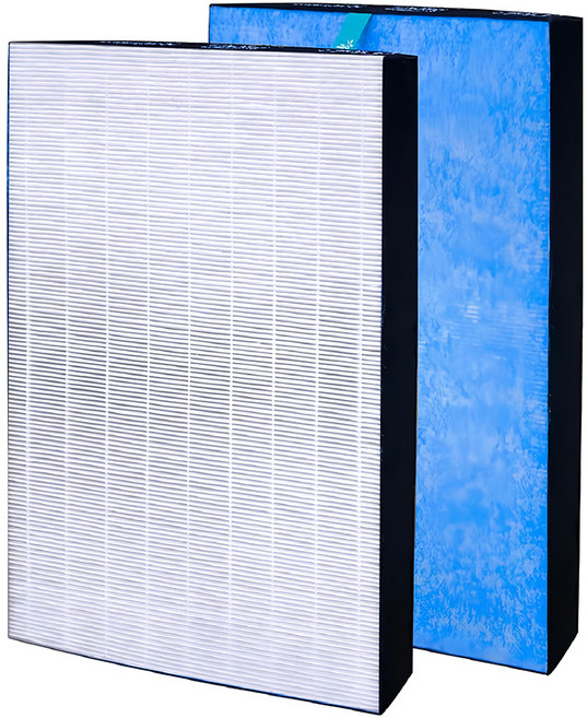 怡悅 抗敏濾心 + 蜂巢活性碳 抗敏版 台灣製 daikin 大金 mck70vsct-w/mck70/mck70vsctwg適用, 1組