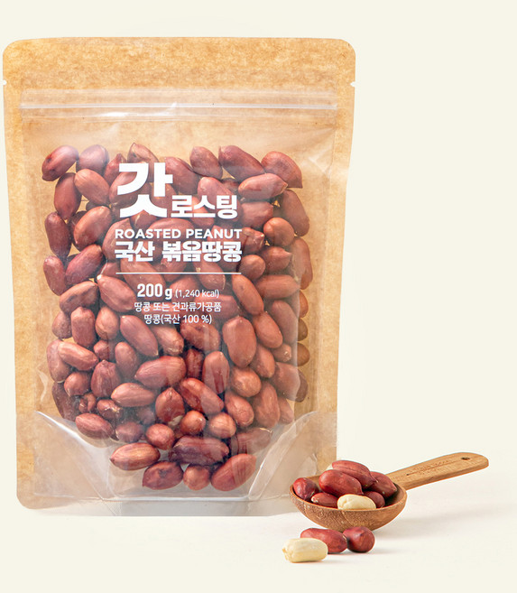 갓로스팅 국내산 볶음땅콩, 200g, 1개