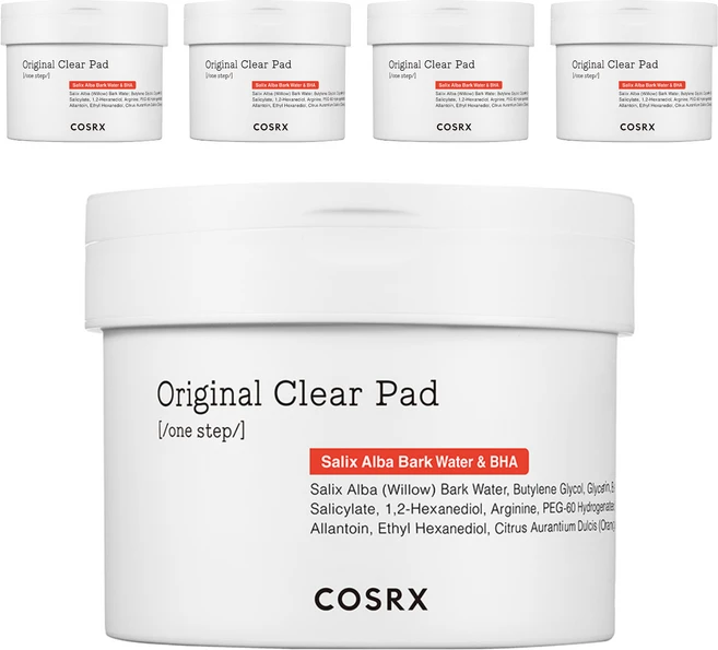 코스알엑스 원스텝 오리지널 클리어 패드 140ml, 70매입, 5개 - 쿠팡