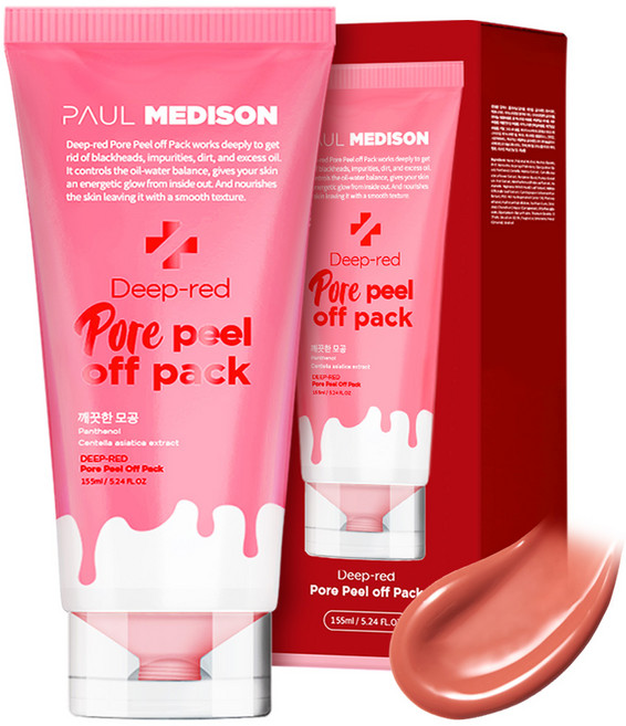 폴메디슨 딥레드 포어 필오프 팩 155ml, 1개입, 1개