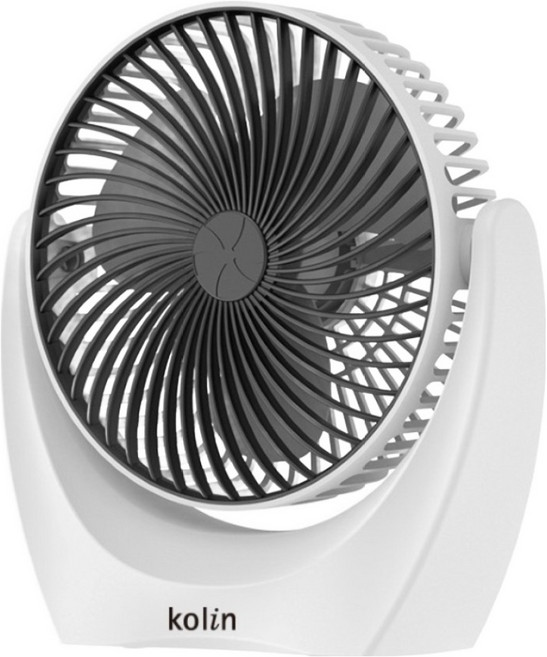 Kolin 歌林 USB桌立扇 KF-DL4U20 210 x 200 x 65mm 6.5吋 260g, 黑色