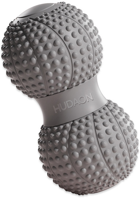 휴다온 발바닥 등 지압 땅콩 마사지볼, 그레이, 1개