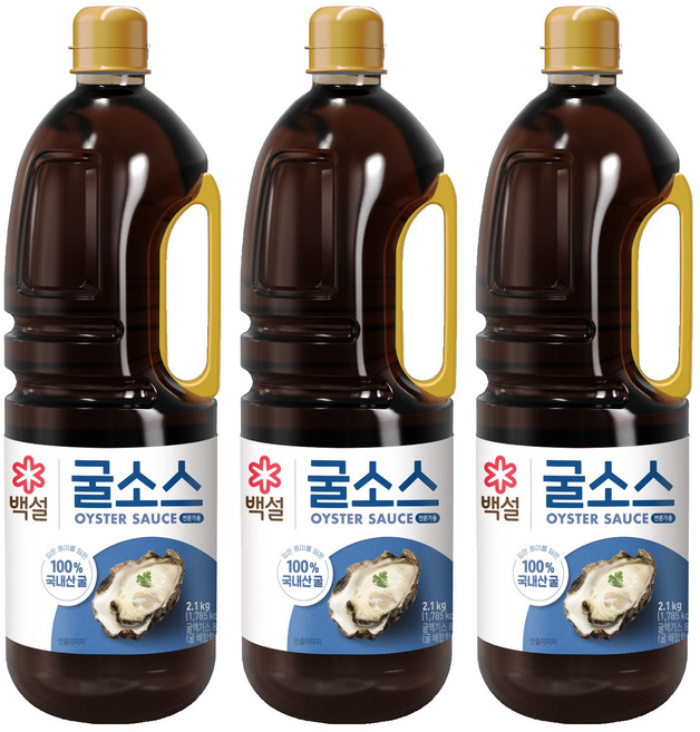 백설 굴소스, 2.1kg, 3개