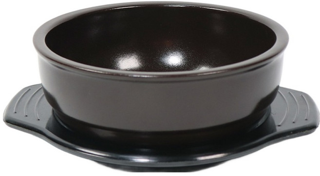 Happy Jung 韓式燉湯碗組 850毫升 附底盤 可用於直火 耐熱安全, 1組