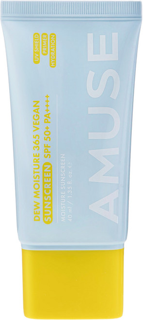 AMUSE 맑은 수분 365 비건 선크림 SPF50+ PA++++, 40ml, 1개