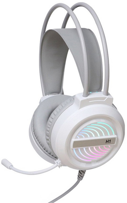 DTAudio 聆翔 STRYX頭戴式有線電競耳機, 白色, DTA-GM4