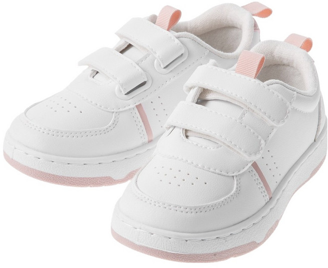 점핑칙피 아동용 베이직 투 벨크로 레더 스니커즈