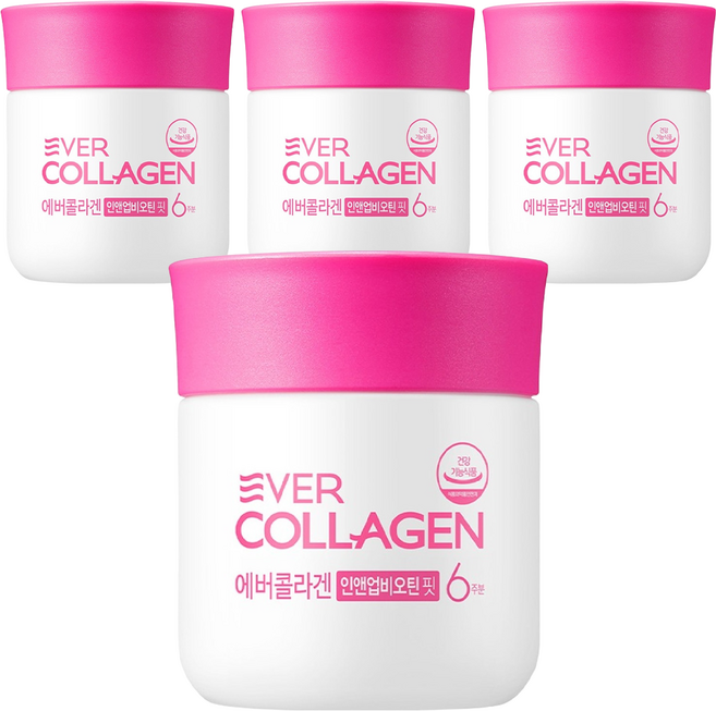 에버콜라겐 인앤업비오틴 핏 63g, 84정, 4개