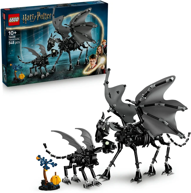 LEGO 樂高 哈利波特 騎士墜鬼馬家庭 Thestral Family 76458, 1組, 多色