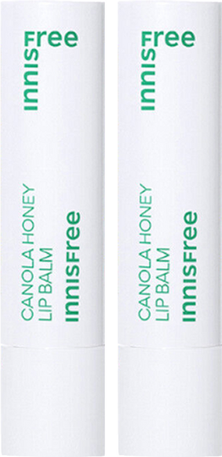 INNISFREE 台灣公司貨 超保溼護唇膏, 芥花糖蜜, 3.5g, 2支