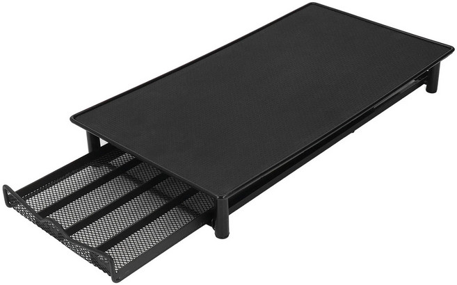 小麥購物 抽屜式膠囊咖啡收納架 40顆 L2472, 黑色, 1個