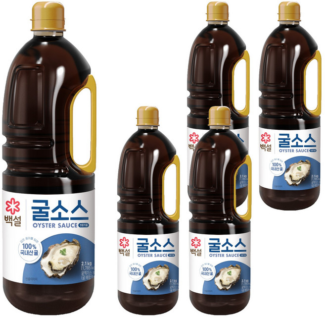 백설 굴소스, 2.1kg, 5개