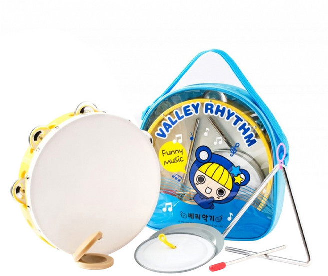 VERRY MUSIC 節奏樂器組 VAR-1701, 藍色, 1組