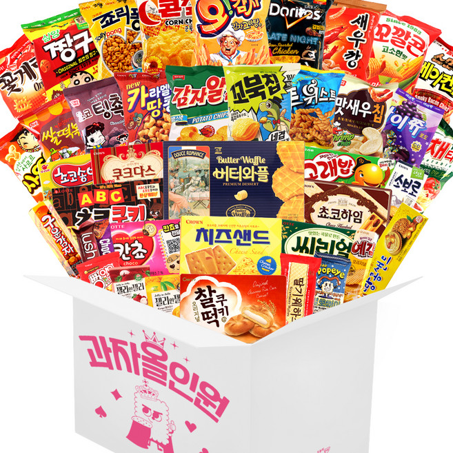 오늘의한끼 과자 올인원 40p 선물세트, 40종, 1세트