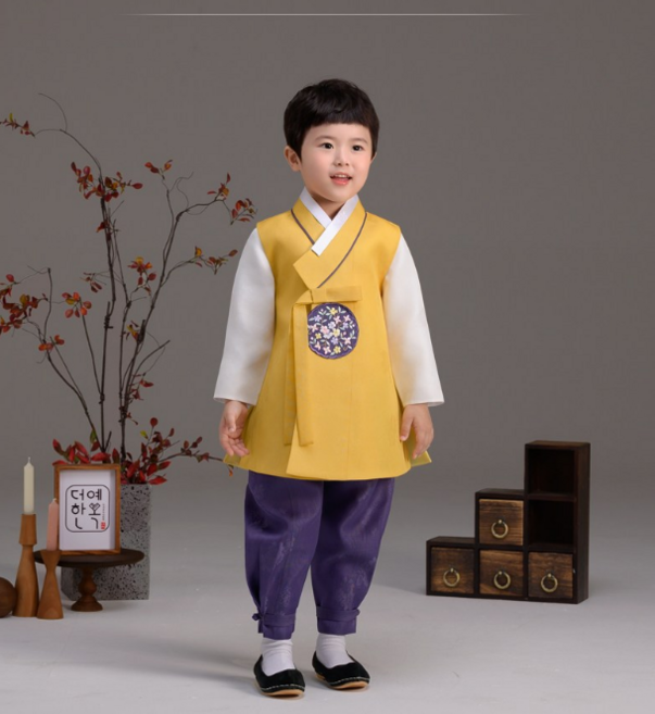 더예한복 남아용 570 조이별이 한복세트