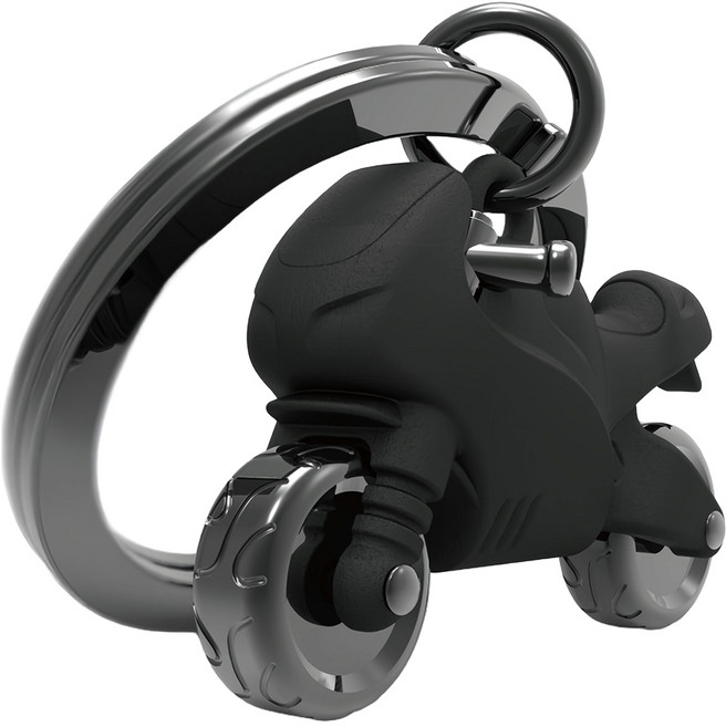 metalmorphose 鑰匙圈----, 1個, 消光黑