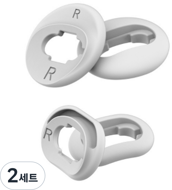 더조은셀러 갤럭시 버즈 라이브 실리콘 이어캡 윙팁, 화이트, 2세트