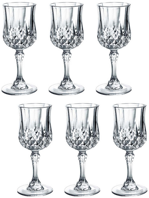 로체스터 노블 미니 고블렛 소주잔, 투명, 6개