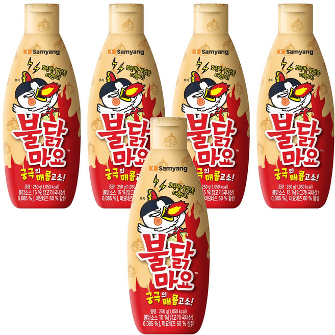 불닭 마요 소스, 250g, 5개