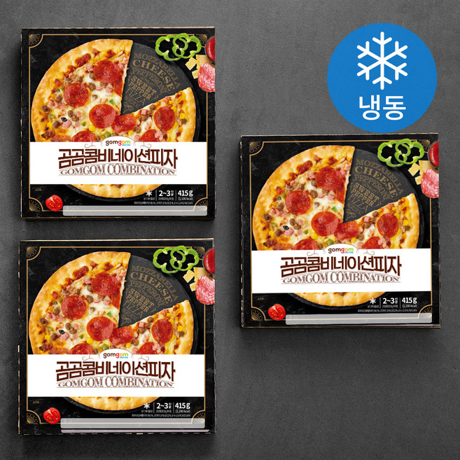 곰곰 콤비네이션 피자, 415g, 1개입, 3박스