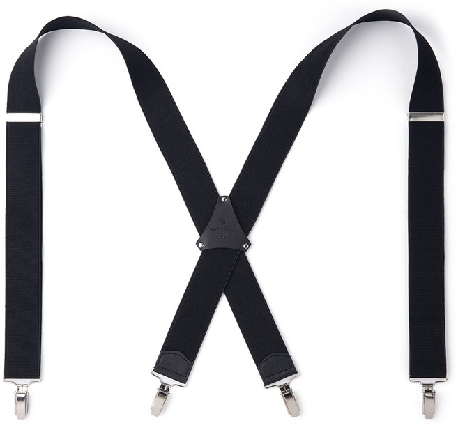 블랑플뢰르 서스펜더 솔리드 플레인 무빙 멜빵