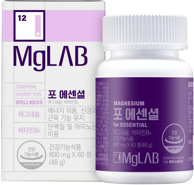 마그랩 포 에센셜, 60정, 1개 - 쿠팡