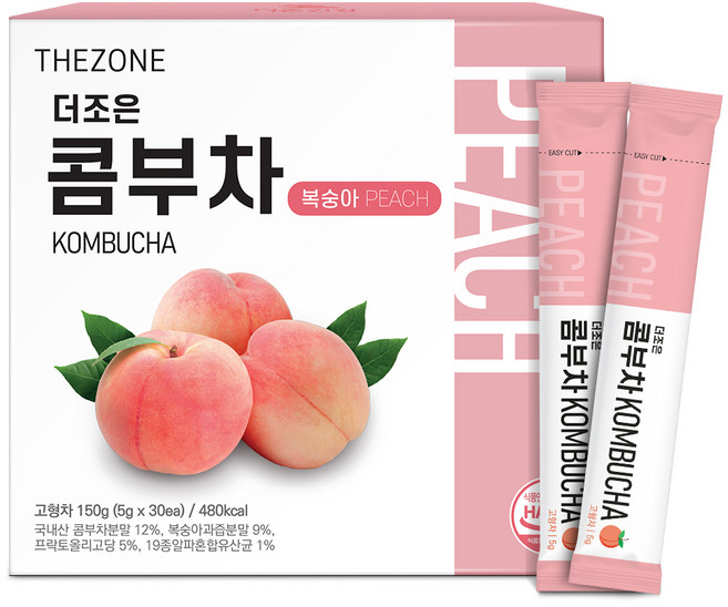 더존건강 더조은 콤부차 복숭아, 5g, 30개입, 1개