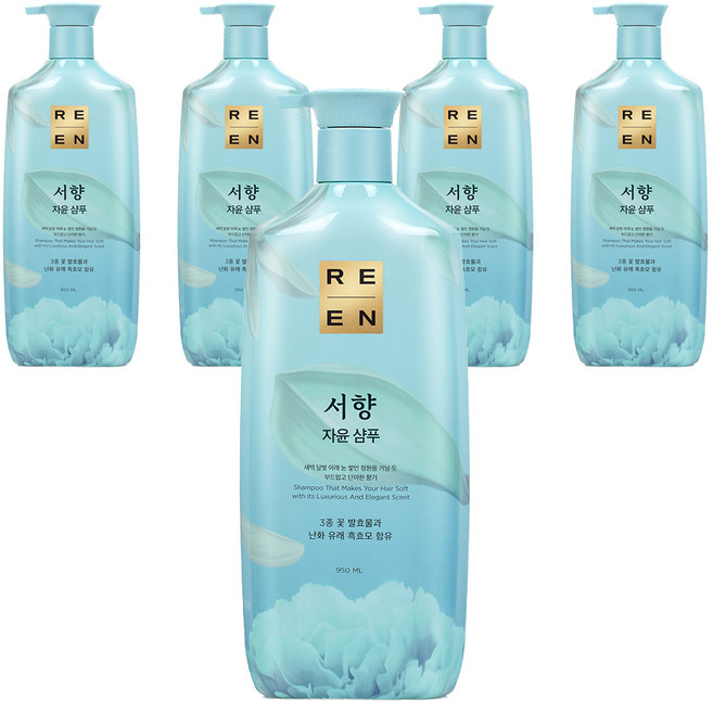 리엔 자윤 한방 샴푸 서향, 950ml, 5개