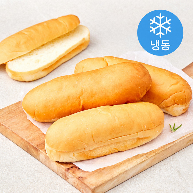 존쿡델리미트 마스터의브레드 핫도그번 (냉동), 55g, 3개입, 4개