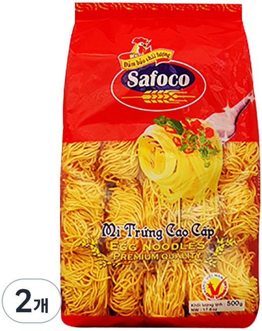 사포코 에그누들면, 500g, 2개