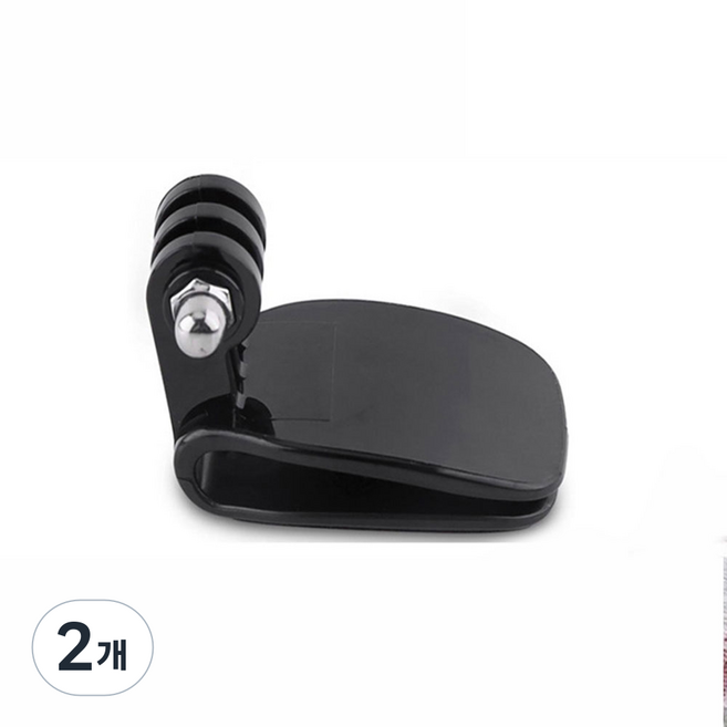 고프로 액션캠용 모자 벨트 클립 마운트, 2개