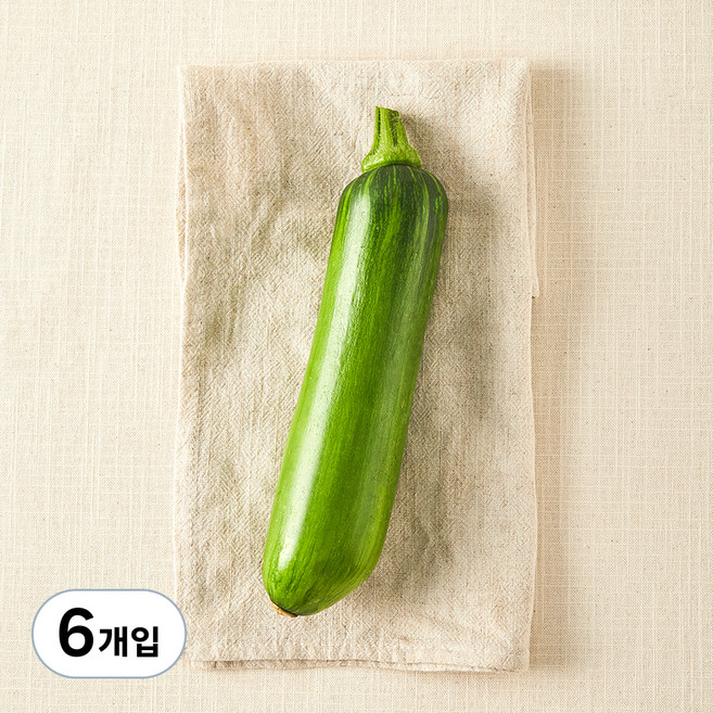 국내산 친환경 애호박, 1개입, 6개