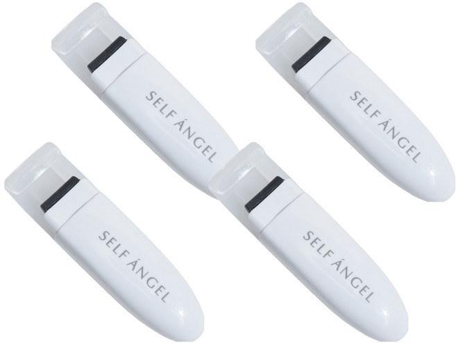 셀프천사 속눈썹 곡률 부분 뷰러, 화이트, 4개