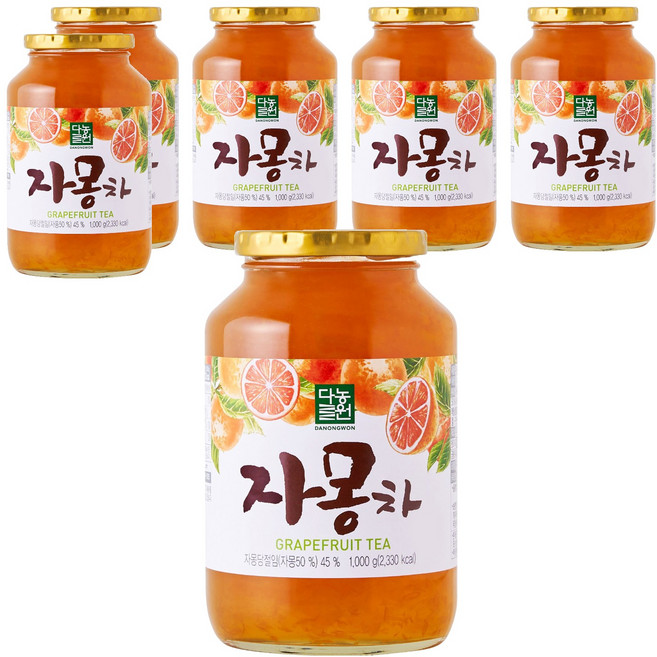다농원 자몽차, 1kg, 6개