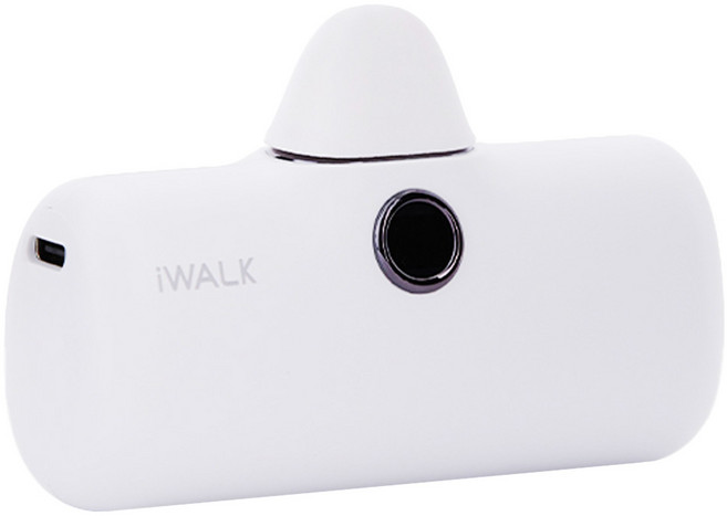Iwalk Battery 第五代口袋電源 Type-C 4800mAh 3.7V, DBL5000PL/DBL5000PC, 白色